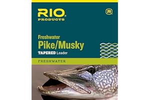 RIO Products Leaders Pike/Musky II 7.5' 20Lb Class 20Lb Knottable Wire, Clear