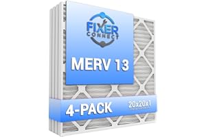 FIXER CONNECT 20x20x1 MERV 13 Air Filter 4-Pack
