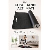 Voit Koşu Bandı Matı 60x130 cm &ndash; 5 mm Kalınlık, Zemin Koruyucu Minder