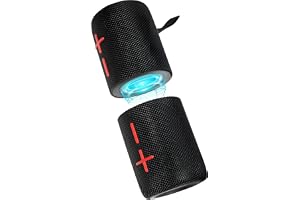 2 i 1 magnetisk dubbel delad Bluetooth-högtalare, IPX6 vattentät delad bärbar trådlös högtalare med 20 W loud stereoljud, Blu