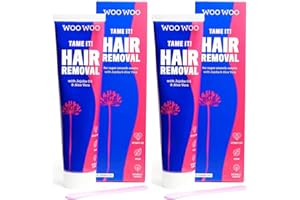 WooWoo Tame It! Vegan Intimate Hair Removal Cream 100 ml (Pack of 2)