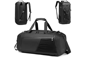 MOULYAN Sporttasche Herren Reisetasche 40L Sporttaschen mit Schuhfach Nassfach Wasserdicht Trainingstasche mit Rucksack Weekender Travel Gym Tasche Duffle Bag Fitnesstasche für Herren Damen