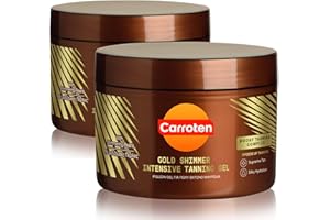 Carroten Gold Tanning Gel 300 ml (confezione da 2) - Acceleratore di abbronzatura con perle scintillanti - Carotten gel abbronzante per un'abbronzatura veloce