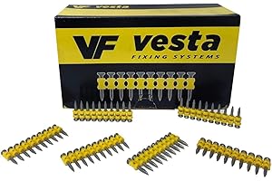 Vesta Nails C5 in tutte le lunghezze, per SPIT PULSA 700 (500 pezzi in confezione + gas) (35 mm + gas)
