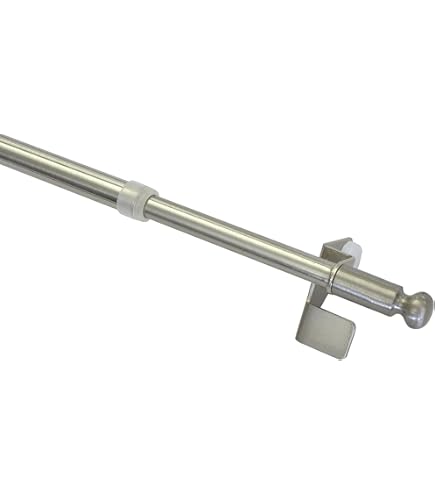 Ateliers28 Lot De 4 Supports Adhésifs Pour Tringle Ovale 10x5 Mm – Fixation Sans Perçage Translucide