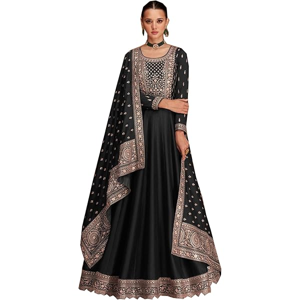 The kurti bazaar Pakistaanse etnische feestkleding Anarkali-jurk