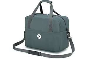 Wandering Star® Mochila Viaje Cabina Avion 40x20x30 Verde, Impermeable Bolsa de Viaje Ligero Bolsa de Equipaje de Mano Plegable Bolsas Deporte, para Hombres y Mujeres con Compartimento seco y húmedo
