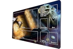 DYETEE Brettspiel TCG Spielmatte – Sternenhimmel MTG Spielmatte – auch ideal als Mauspad 374 mit Zonen