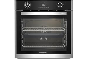 GRUNDIG GEBM19300XC 60cm HotAero Pro Single Electric Multifunction Oven - Stainless Steel