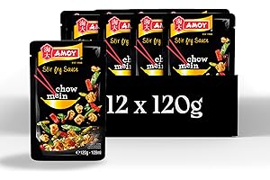 Amoy Chow Mein Stir Fry Sauce, 120 g (Pack of 12)