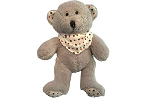 SCARLAROO.COM Scarlaroo Little Charles Teddy Bear Plush Dog Toy for Puppy and Small Dogs