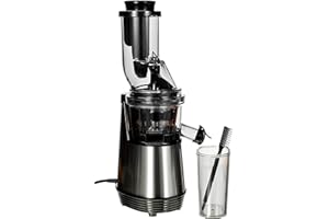 Fagor Licuadora Extractor de Zumos de Prensado Frío, para Verduras y Frutas, Acero INOX-Velocidad 70 RPM, Slow Juicer, Funció