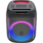 KENWOOD Party Speaker AS-P200BT - dynamic light show, 10 hours battery life, BLUETOOTH, TWS (Wireless Stereo), USB, SD card,