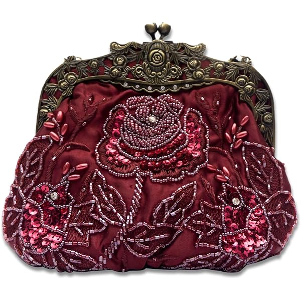 CORIOS Dames kwastje clutch tas luxe strass avondtas parels portemonnee tas bruiloft bruidsportemonnee elegante handtas ketting schoudertas portemonnee avondfeest schoudertas, Matcha, Large, Retro