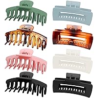 Kavya 8 Stück Große Haarklammer, Haarspangen Damen für Dickes Haar Rutschfestes Haarspange Haarstyling Zubehör für Frauen Mäd