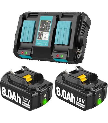 Makita Werkzeug-Akku-Ladegerät DC18RD, 196933, Für 2x 14,4 - 18,0V
