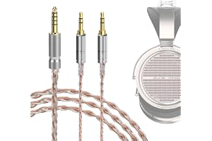 Geekria Apollo 4,4 mm balanserad kabel för FiiO FT1, FT3, FT5, FT7, FT13