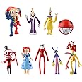 kozrlib The Amazing Digital Circus Merch Toys 9PCS Jax Pomni Action Figures Cartoon Theme Toy Birthday for Kids (9Pcs)