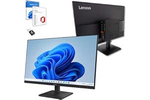 Lenovo Computer 27 Pollici Core i7 Fino a 3,80 GHz 16GB Ram 1000GB SSD Win 11 Pro Office 2021 Pro DvD RW Garanzia 36 mesi