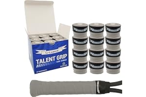 G-Lueck 27x Tennis Overgrips Talent Grip Griffband | 0,50-0,60mm Stärke | Für Squash Badminton Schläger & Golf inkl. Selbstklebendem Abschlußband | sehr griffig