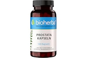‎BIOHERBA Prosta Complex Capsules - Pack of 100 with Saw Palmetto Nettle Ginseng Beta-sitosterol & Zinc for Normal Metabolism and DNA Synthesis by BIOHERBA PZN 19642296