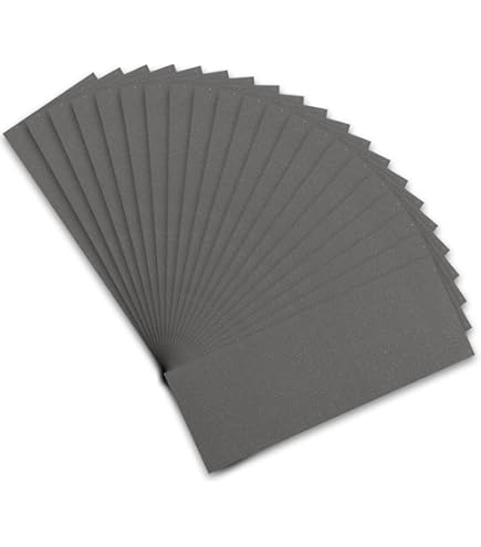 Lot de 10 feuilles de papier abrasives 230 x 280 mm grain 80 - Brico Dépôt
