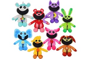 QuaHom 8PCS Smiling Critters Plush, 12in BubbaBubbaphant Plush Funny Smiling Critters Plushies, Cute Stuffed Animal Pillow Doll Toys for Fans Kids Boys Girls Birthday Thanksgiving Christmas