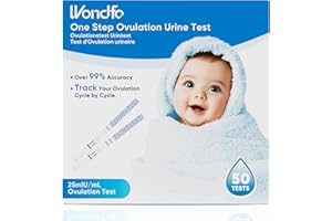 Wondfo Ovulation Test Strips for Women Fertility Monitoring The Most Fertile Days, 50 Pack