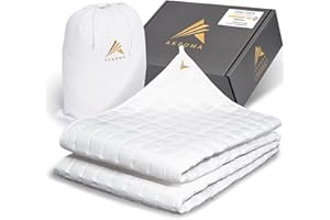 ‎AKROMA Akroma Premium Gewichtsdecke 135x200cm 3KG – Anti Stress Therapiedecke - Schwere Bettdecke zum Besser schlafen – Entspannungsdecke gegen Schlafstörung - 100% Baumwolle (OekoTex) - Weighted Blanket