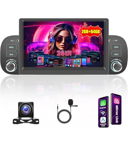 Ossuret Carplay Autoradio GPS Navigation mit 7 Zoll Touchscreen für Vauxhall Corsa Meriva Tigra