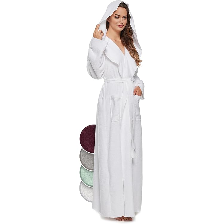 Morgenstern Badjas Dames Katoen Badstof Capuchon Sauna Spa - Vergelijk Morgenstern Badjas Dames Katoen Badstof Capuchon Sauna Spa - Vergelijk