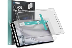 Deppa Verre Trempé avec iPad Air 13 Inch M3/M2 (2025/2024, 7th/6th Gen) kit d’installation facile – compatible Face ID & Apple Pencil, couverture complète