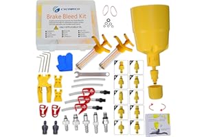 CYCOBYCO Kit de Purge d'huile minérale de Frein à Disque hydraulique pour Shimano, SRAM, Aid, Magura, Tektro, Hayes Compatible avec Tous Les modèles