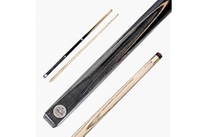 BAIZE MASTER Silver Series 57 Inch VICTORY 2 Piece Centre Joint Snooker Pool Ash Cue Set 9.5mm Tip