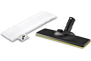 Kit de buses de sol Kärcher EasyFix pour nettoyeurs à vapeur : change de chiffon sans contact avec la saleté (compatible avec tous les nettoyeurs à vapeur Kärcher SC 1 à SC 5)