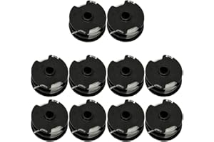 DUOJIN Pack de 10 Bobinas de Hilo de Recambio para Cortadora de Césped, Bobinas de Repuesto para Cortadora de Hierba para Parkside PRTA 20-Li A1-IAN311046, B1-IAN330831, C3-IAN351753 Etc.
