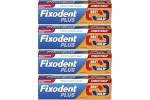 Fixodent Denture Adhesive Cream Dual Power 40g **4 PACK DEAL**