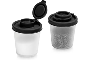 SIGNORA WARE Barattoli Sale Zucchero Caffè Per Cucina. Porta Sale Zucchero Caffè, Barattolo Caffè, Barattoli Sale E Pepe Con Coperchio E Dosatore. Elegante Set Saliera E Pepiera Per Casa, Adatto Per Pangrattato