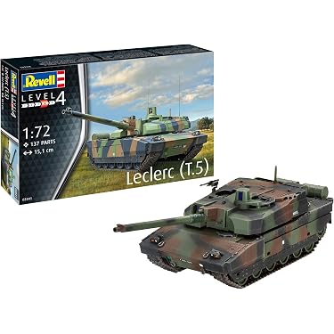 TAMIYA 35362 – Maquette Char Leclerc Série 2 échelle 1:35 – Kit à Monter Et Peindre, Dès 14 Ans