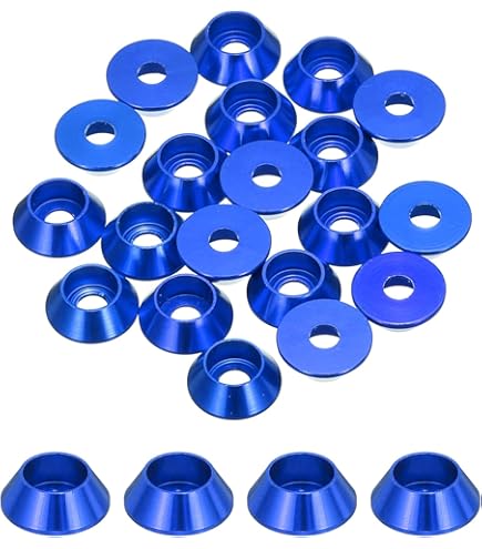 50 Rondelle Svasate M3 In Alluminio Anodizzato - Nero, Per Drone, PC E Accessori Meccanici - Foto 9