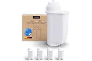 Comedes Filtro acqua per brita intenza, sostituisce Bosch Siemens TZ70003, TZ70033, TCZ7003 & Brita Intenza 575491, compatibile con Siemens EQ Serie e Bosch Vero -Series (4 pezzi)