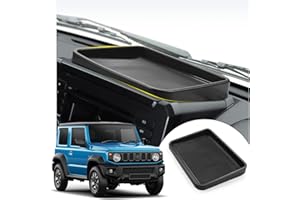 LFOTPP Jimny Sierra JB64 JB74 Boîte de Rangement pour Tableau de Bord de Voiture, Jimny Accessoies Plateau de Rangement Organiseurs (Noir)