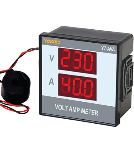 レトロAMMETER Erh India Analog Ampere Meter (0-30A) Analog Voltmeter (0-500V) Ac
