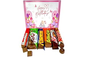 BELLADONA GIFTS Birthday Chocolate | 6 Full Sized Bars | Wish Her Happy Birthday With Chocolates | Letterbox Gift |