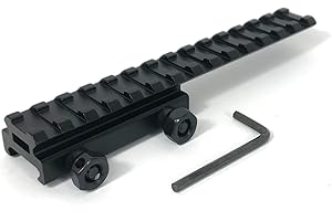 ZEITWISE Weaverschiene 21 mm Weaver Adapter Schwalbenschwanz Picatinny Rail 14,5 cm Länge