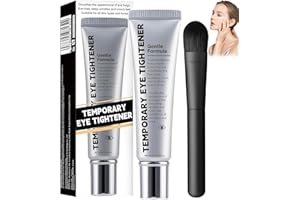 Dandin Eye Tightener Instant With Brush, 20ml Eye Tightening Cream Instant Smoothing, No-Filter Firming for Eyes for Women & Men, Skin Tightening Cream, Reducing Fine Lines, for All Skin Types