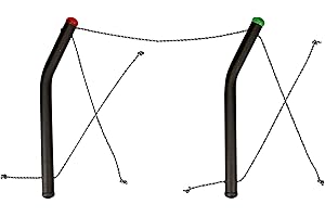 Mangos Wolkenstürmer Vierleiner/Quadhandles / 4-Line Kite Handles con Soportes de conexión Ideales para Alfombrillas de dirección de Cuatro líneas, Cometas, Accesorios de Alfombrillas de dirección