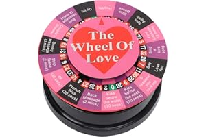 TYTOGE The Wheel of Love Game, Fun Turntable Sex Game Portable Party Game Gift Bundle Adult Board Game