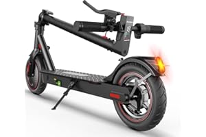 ISCOOTER Electric Scooter,34KM Range 350W Motor Electric Scooter Adults with 8.5" Pneumatic Tires,42V 7.8Ah Battery,3 Speed Modes,Rear Disc + Electronic Brakes,120KG Load, APP Control