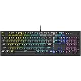 Corsair K60 RGB PRO LOW PROFILE Tastiera Meccanica da Gioco Cablata - Interruttori CHERRY MX a Basso Profilo SPEED - Telaio i